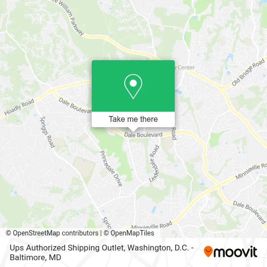Ups Authorized Shipping Outlet map