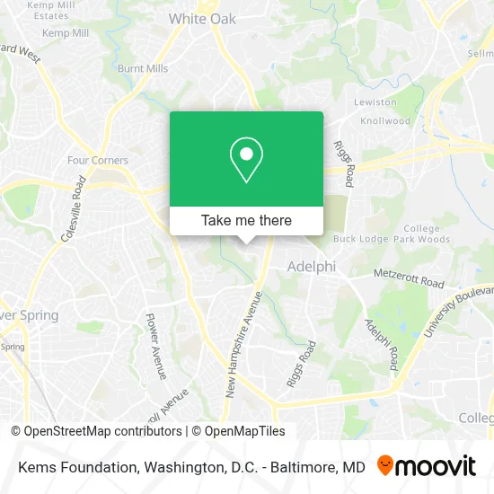 Kems Foundation map