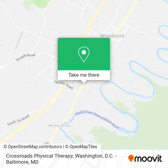 Crossroads Physical Therapy map