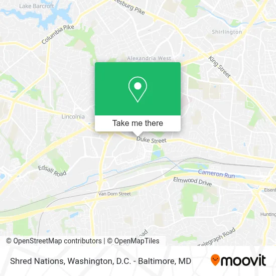 Shred Nations map
