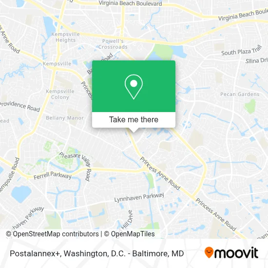 Postalannex+ map