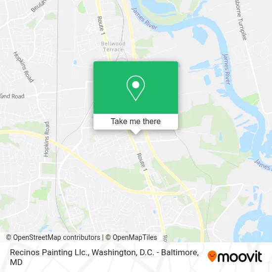 Recinos Painting Llc. map