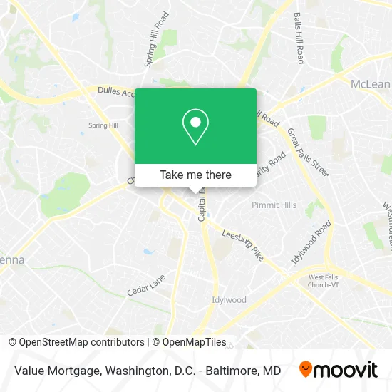 Value Mortgage map