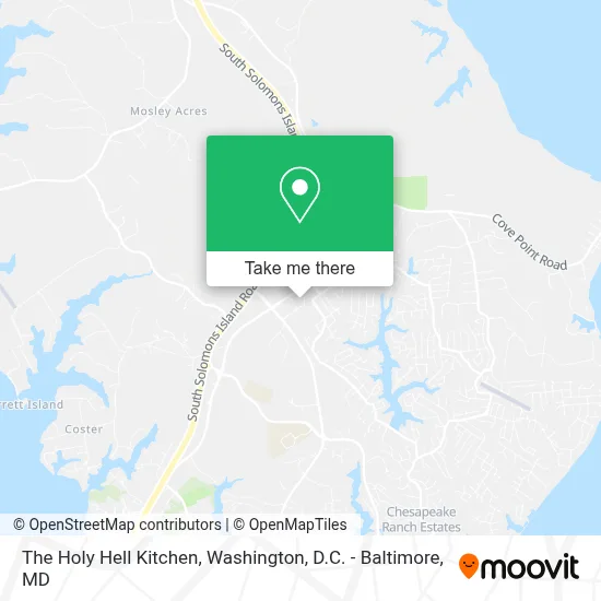 The Holy Hell Kitchen map