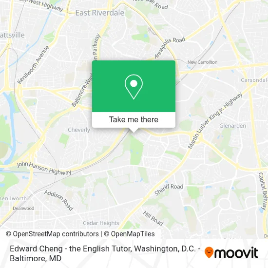 Edward Cheng - the English Tutor map
