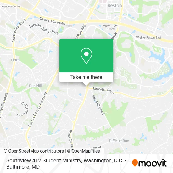 Southview 412 Student Ministry map