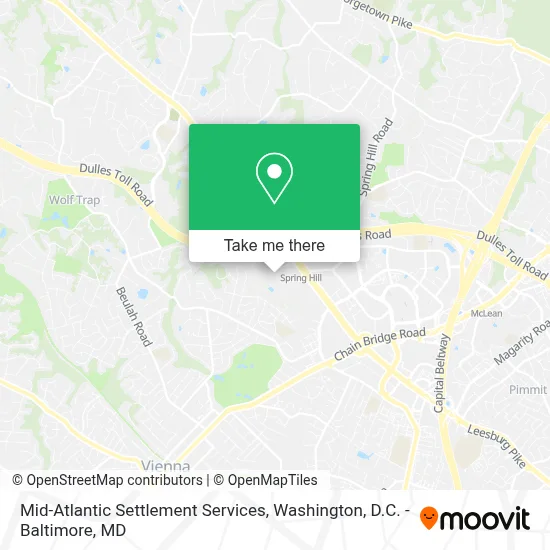 Mid-Atlantic Settlement Services map