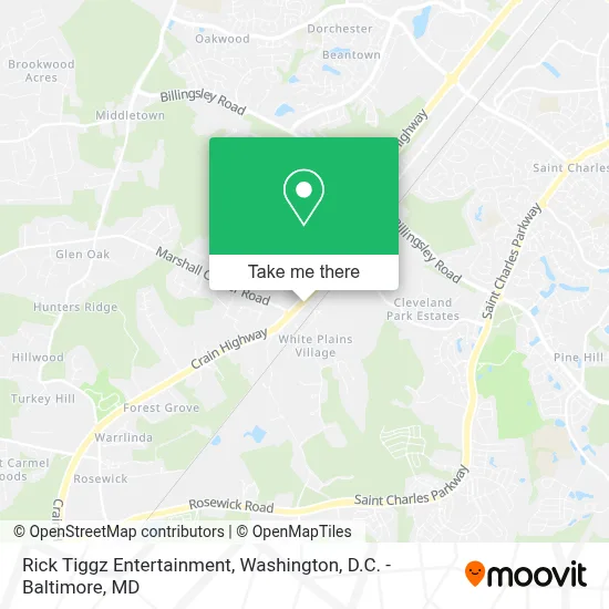 Rick Tiggz Entertainment map