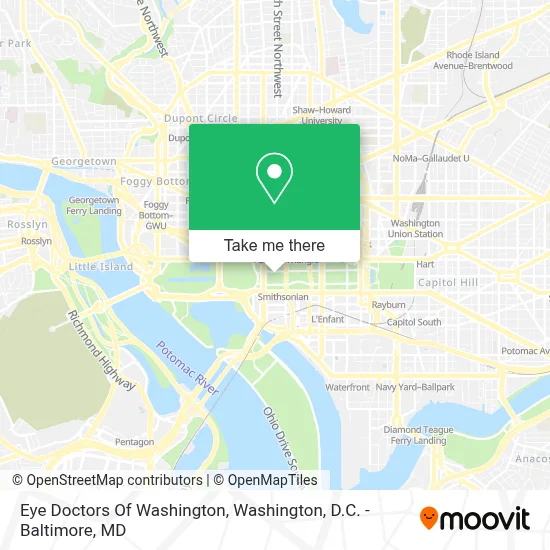 Eye Doctors Of Washington map