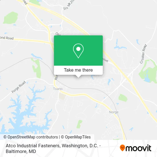 Atco Industrial Fasteners map