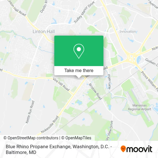 Blue Rhino Propane Exchange map