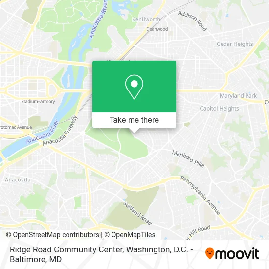 Ridge Road Community Center map