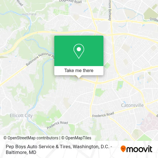 Pep Boys Auto Service & Tires map