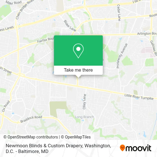 Newmoon Blinds & Custom Drapery map