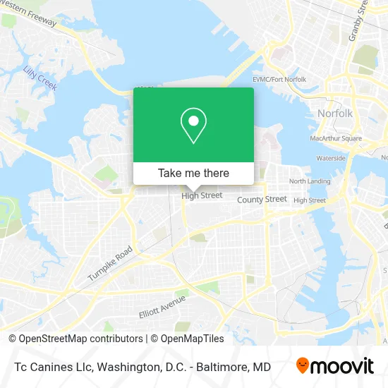 Tc Canines Llc map