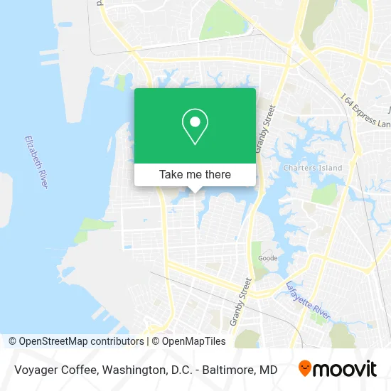 Voyager Coffee map