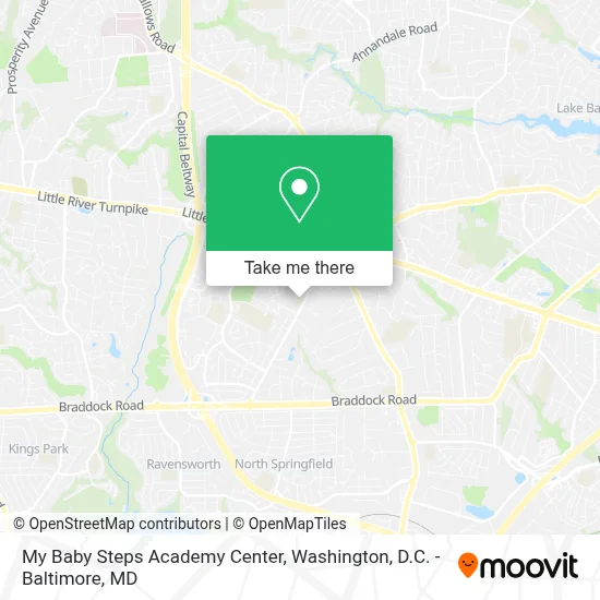 My Baby Steps Academy Center map