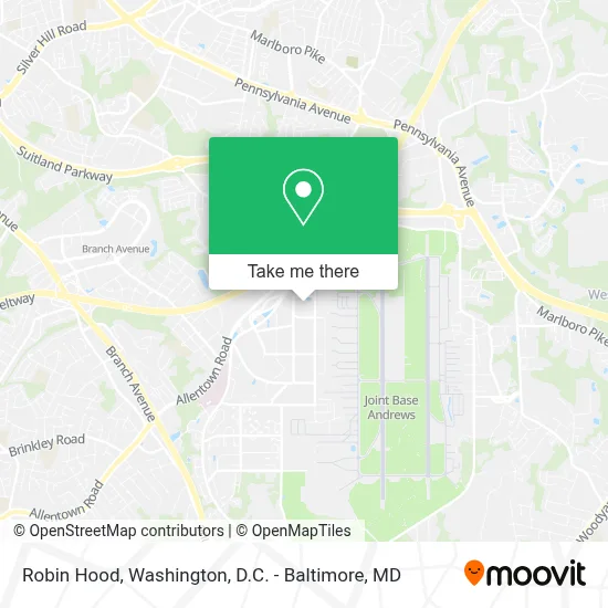 Robin Hood map