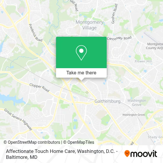 Affectionate Touch Home Care map