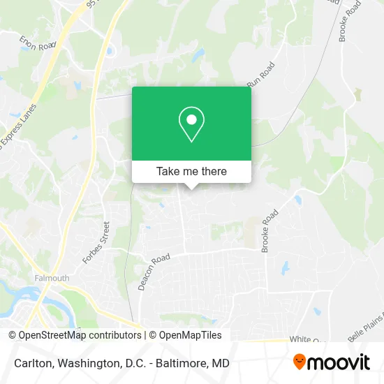 Carlton map