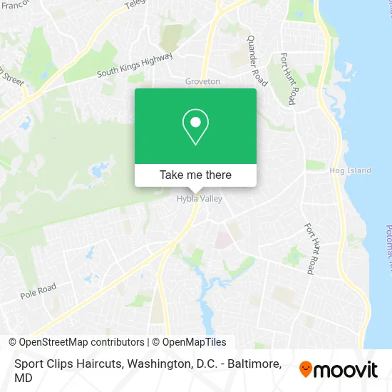 Sport Clips Haircuts map
