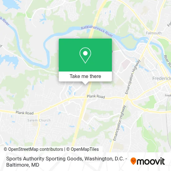Sports Authority Sporting Goods map