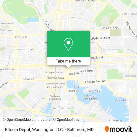 Bitcoin Depot map