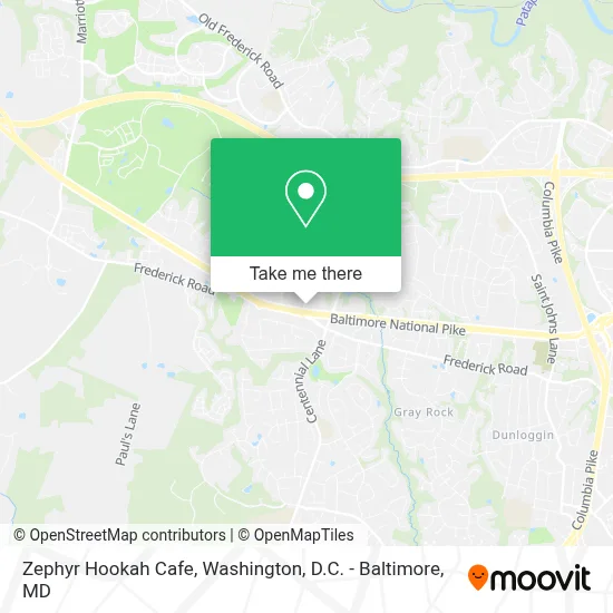 Zephyr Hookah Cafe map