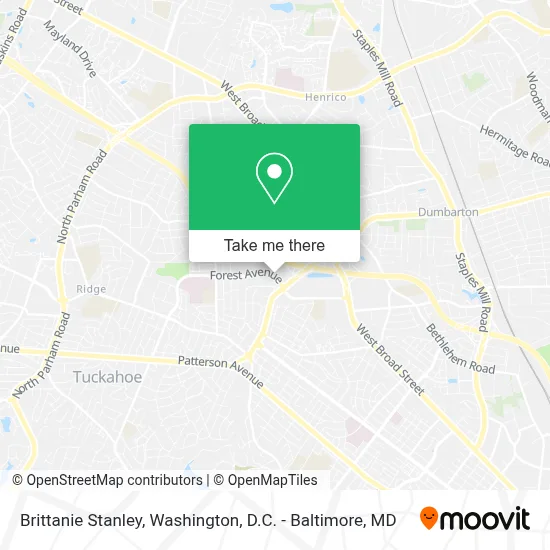 Brittanie Stanley map