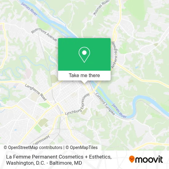 La Femme Permanent Cosmetics + Esthetics map