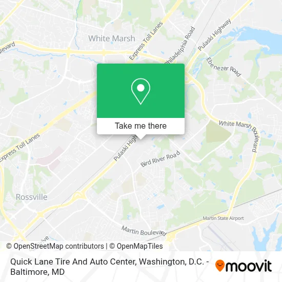 Quick Lane Tire And Auto Center map