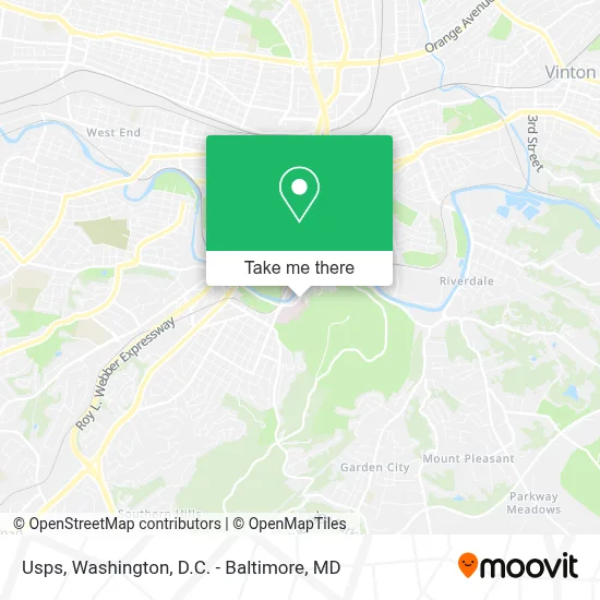 Usps map