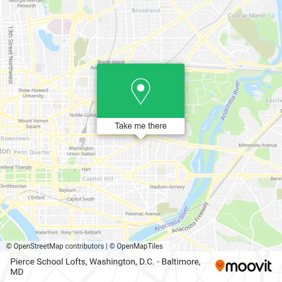 Pierce School Lofts map