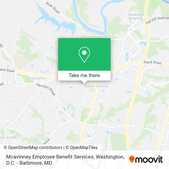 Mcavinney Employee Benefit Services map
