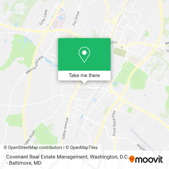 Covenant Real Estate Management map
