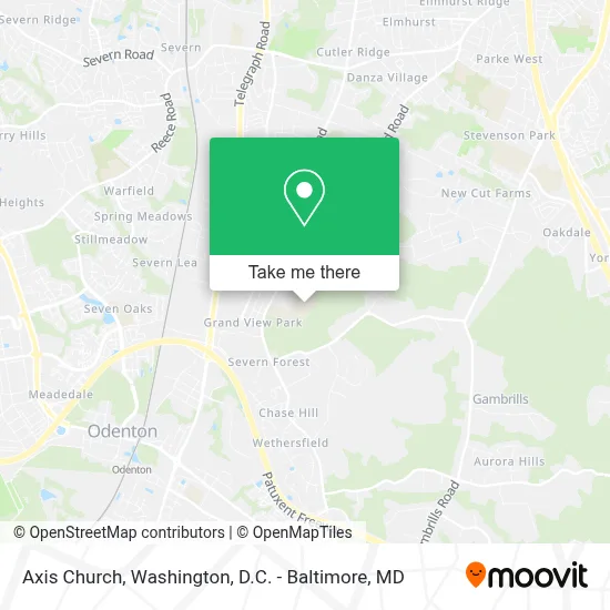 Axis Church map