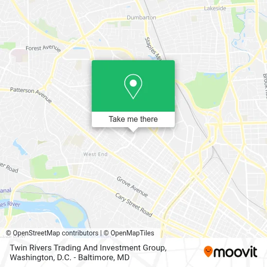 Twin Rivers Trading And Investment Group map