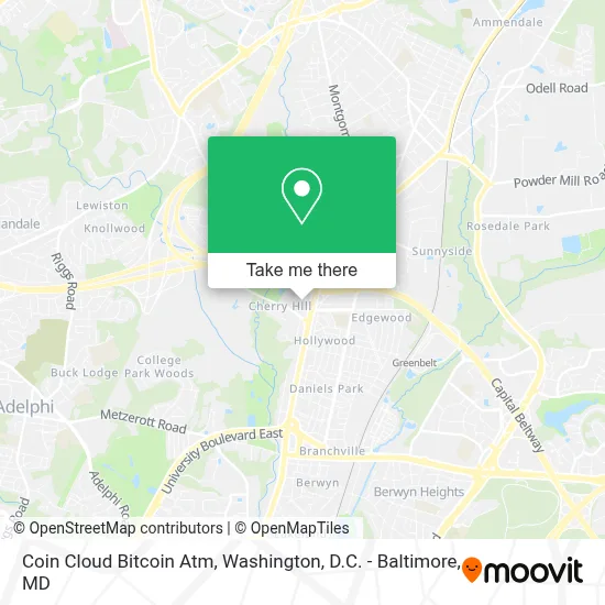 Coin Cloud Bitcoin Atm map