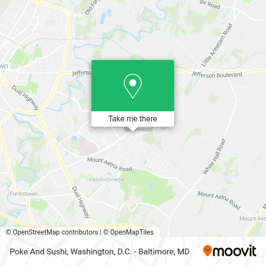 Poke And Sushi map