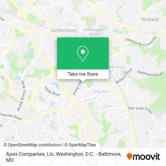 Apex Companies, Llc map
