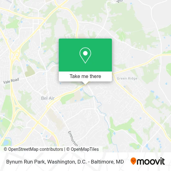 Bynum Run Park map