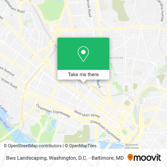 Bws Landscaping map