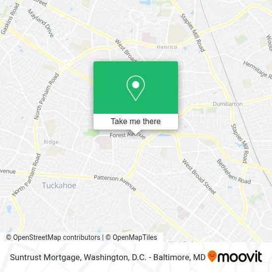 Suntrust Mortgage map