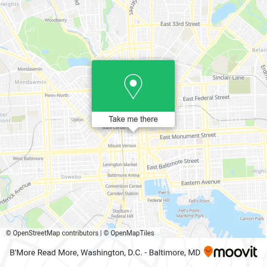 B'More Read More map