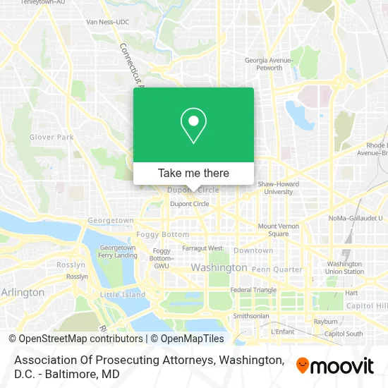 Association Of Prosecuting Attorneys map