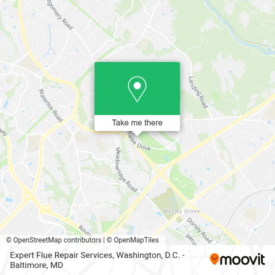 Expert Flue Repair Services map