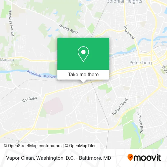 Vapor Clean map