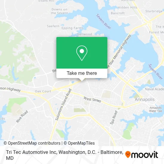 Tri Tec Automotive Inc map
