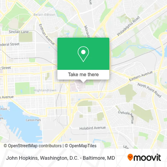 John Hopkins map