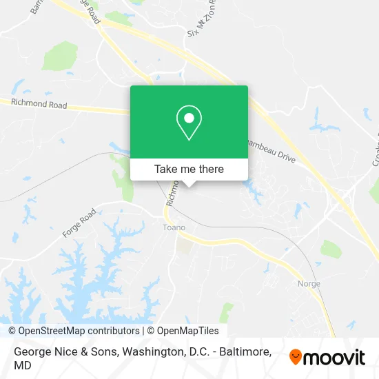 George Nice & Sons map